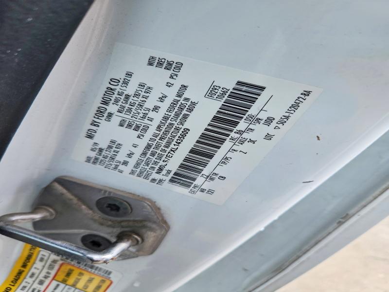 2020 Ford Transit Connect მანქანა იყიდება აუქციონზე, vin: NM0LS7E7XL1435609, აუქციონის ნომერი: 53599056