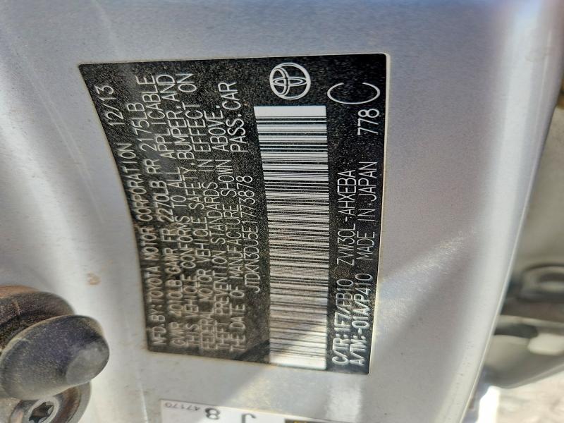 Продаж на аукціоні авто 2014 Toyota Prius, vin: JTDKN3DU5E1773878, номер лоту: 53974326