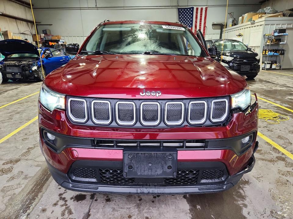 Aukcja sprzedaży 2022 Jeep Compass, vin: 3C4NJDFBXNT118019, numer aukcji: 54996966