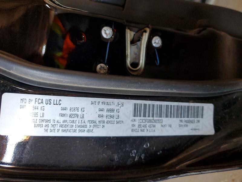 Продажа на аукционе авто 2016 Dodge Dart, vin: 1C3CDFGB8GD823553, номер лота: 52555486