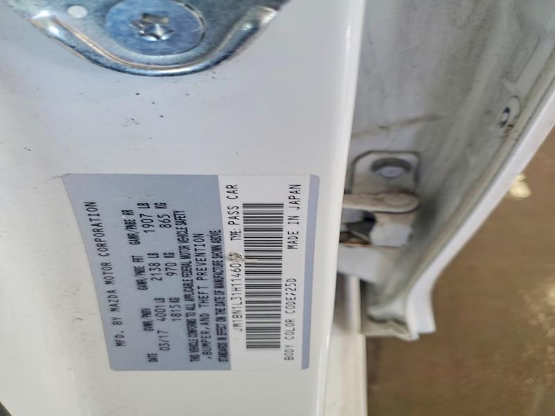 Aukcja sprzedaży 2017 Mazda 3, vin: JM1BN1L31H1146046, numer aukcji: 54609516