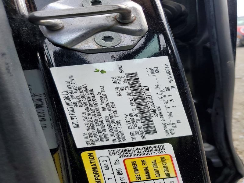 Продажа на аукционе авто 2016 Ford Fusion, vin: 3FA6P0HD6GR177021, номер лота: 55194276