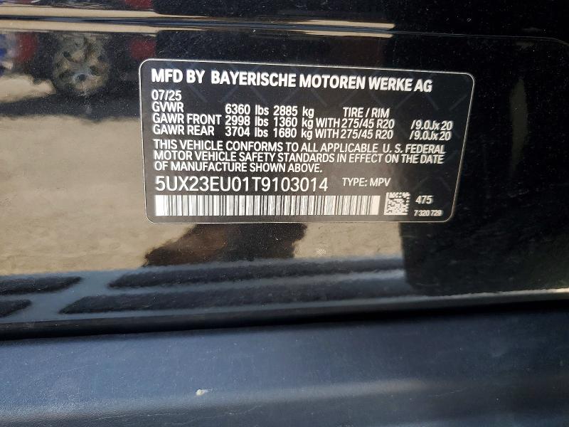 Продажа на аукционе авто 2026 Bmw X5, vin: 5UX23EU01T9103014, номер лота: 53789536