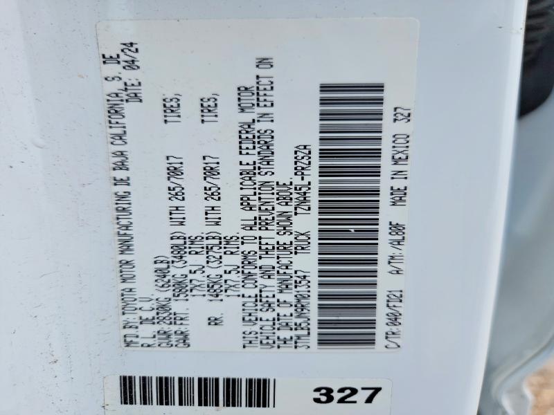 Aukcja sprzedaży 2024 Toyota Tacoma, vin: 3TMLB5JN9RM013547, numer aukcji: 53850236
