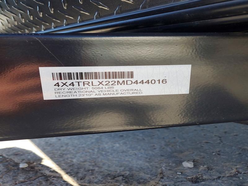 Продаж на аукціоні авто 2021 Rockwood Mini Lite Series, vin: 4X4TRLX22MD444016, номер лоту: 53395206