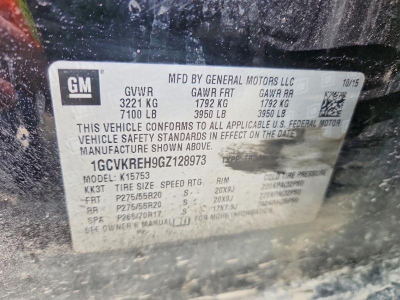 2016 Chevrolet Silverado მანქანა იყიდება აუქციონზე, vin: 1GCVKREH9GZ128973, აუქციონის ნომერი: 53033236