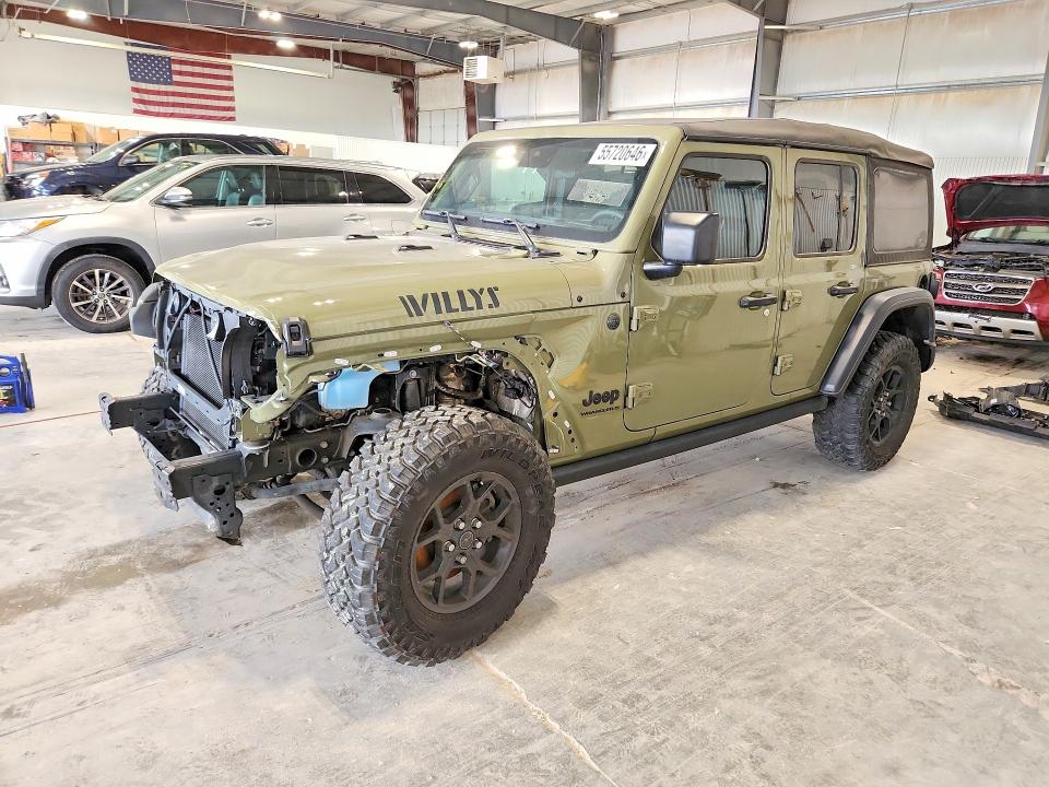 55720646 :رقم المزاد ، 1C4PJXDN1SW507323 vin ، 2025 Jeep Wrangler مزاد بيع