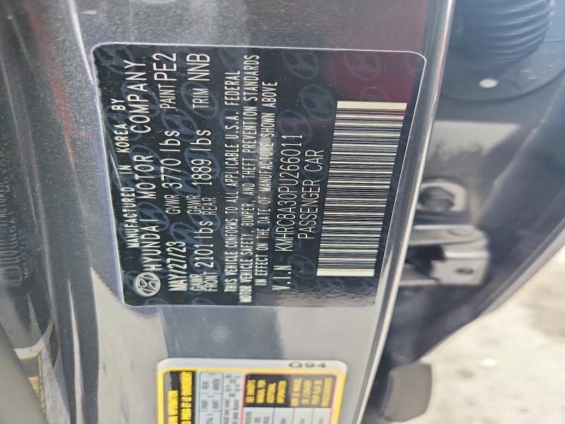 Продажа на аукционе авто 2023 Hyundai Venue, vin: KMHRC8A30PU266011, номер лота: 52877836