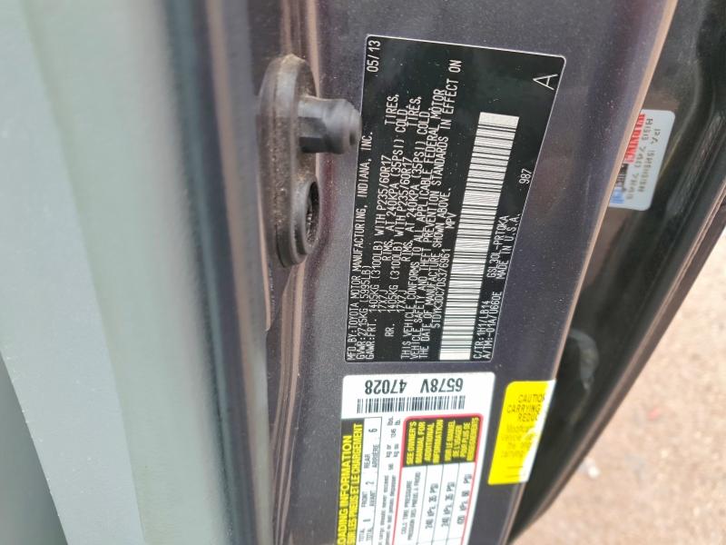 2013 Toyota Sienna მანქანა იყიდება აუქციონზე, vin: 5TDYK3DC7DS376961, აუქციონის ნომერი: 54288886