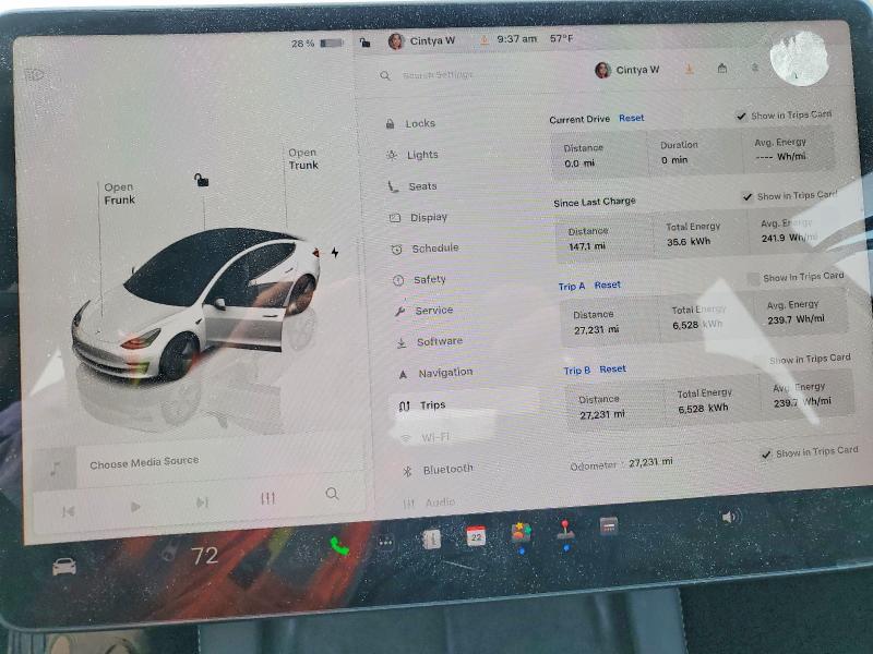 Продаж на аукціоні авто 2023 Tesla Model 3, vin: 5YJ3E1EA2PF575377, номер лоту: 54236326