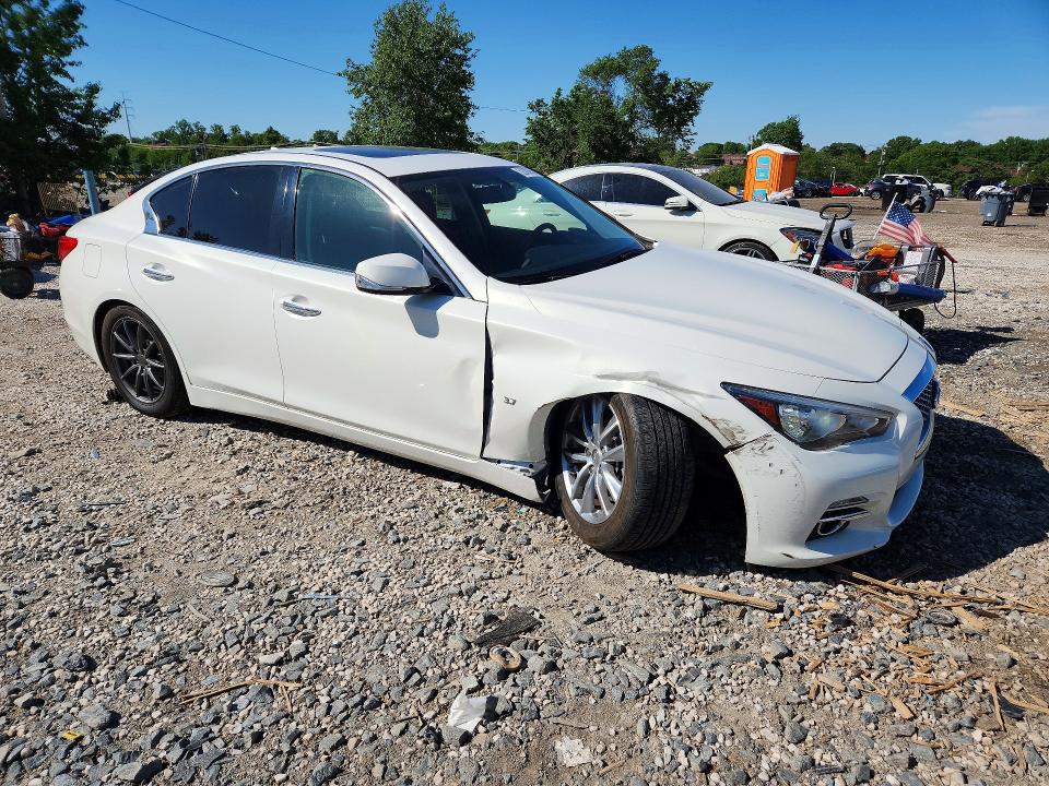 52088956 :رقم المزاد ، JN1BV7AP0EM675252 vin ، 2014 Infiniti Q50 مزاد بيع