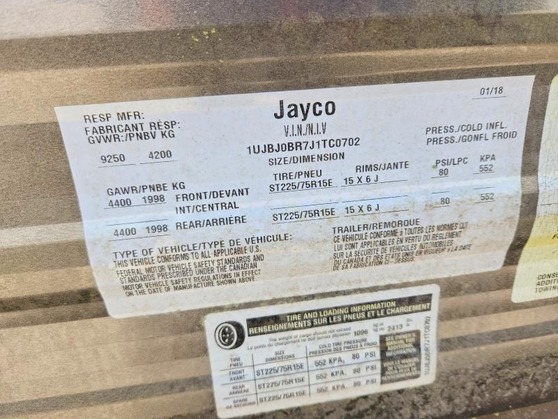 Aukcja sprzedaży 2018 Jayc Jay Flight, vin: 1UJBJ0BR7J1TC0702, numer aukcji: 51486406