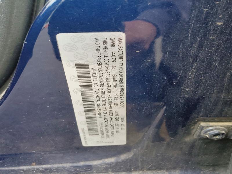 Продажа на аукционе авто 2011 Volkswagen Jetta, vin: 3VW2K7AJXBM332849, номер лота: 54210496
