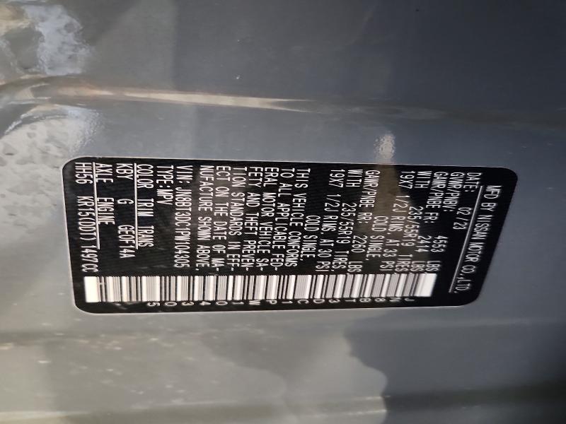 Продаж на аукціоні авто 2023 Nissan Rogue, vin: JN8BT3DC1PW104305, номер лоту: 53758586