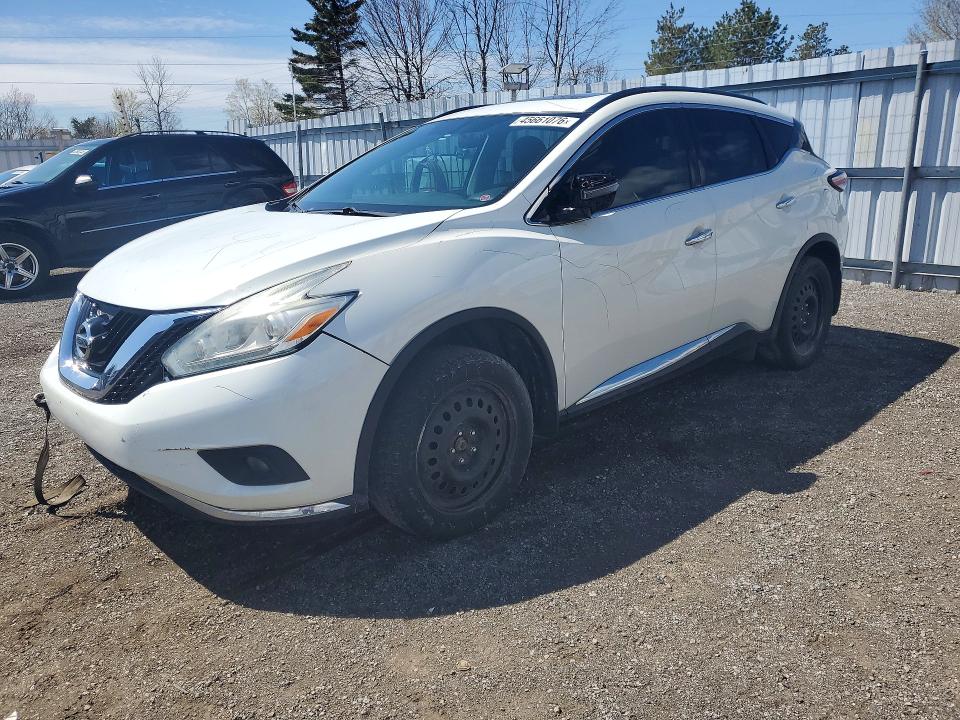 Aukcja sprzedaży 2016 Nissan Murano, vin: 5N1AZ2MH9GN100337, numer aukcji: 45661076