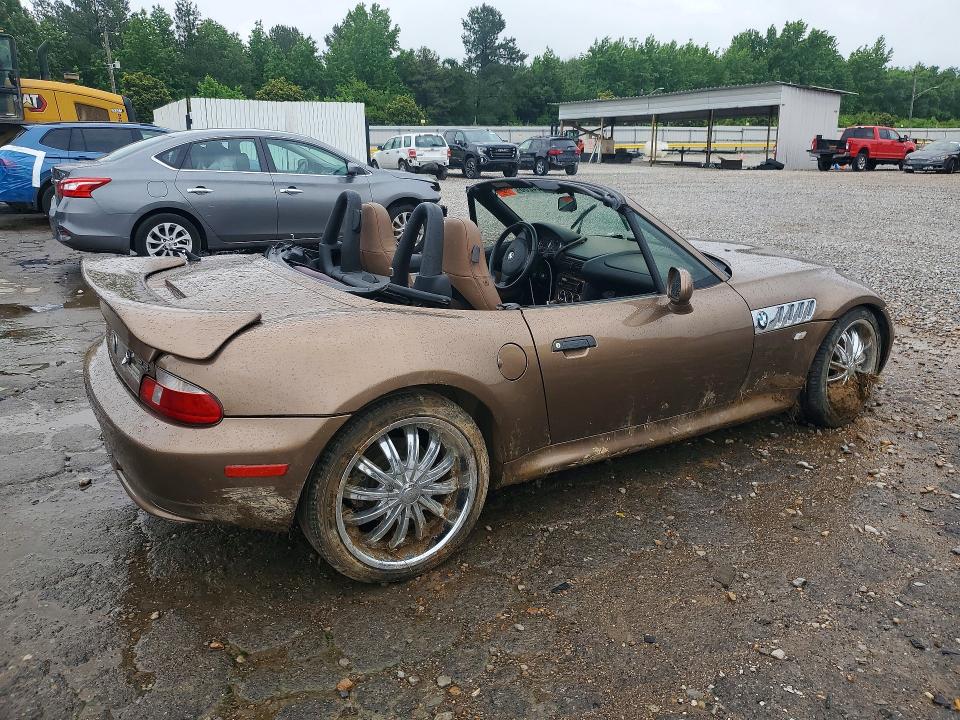 53844286 :رقم المزاد ، 4USCH3340YLF71159 vin ، 2000 Bmw Z3 مزاد بيع
