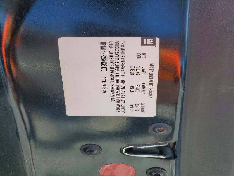 Aukcja sprzedaży 2006 Chevrolet Cobalt, vin: 1G1AL18F267633070, numer aukcji: 53389066