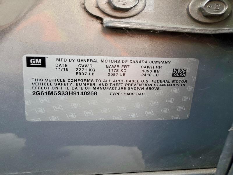 Продажа на аукционе авто 2017 Cadillac Xts, vin: 2G61M5S33H9140268, номер лота: 52749276