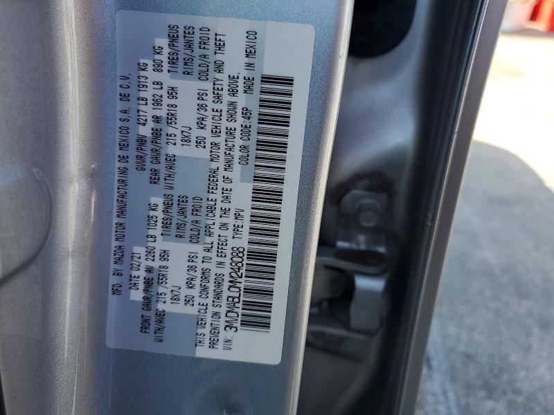 Aukcja sprzedaży 2021 Mazda Cx-30, vin: 3MVDMABL0MM248088, numer aukcji: 54843276