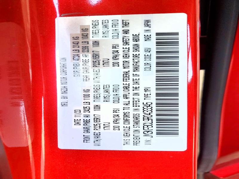 48547836 :رقم المزاد ، JM3KFBCL9R0433345 vin ، 2024 Mazda Cx-5 مزاد بيع
