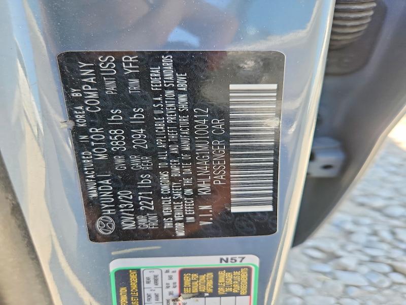 Aukcja sprzedaży 2021 Hyundai Elantra, vin: KMHLN4AG1MU100412, numer aukcji: 51975536