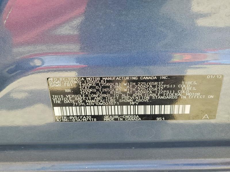 Продажа на аукционе авто 2013 Toyota Rav4 Ev, vin: 2T3YL4DV1DW001571, номер лота: 54535246