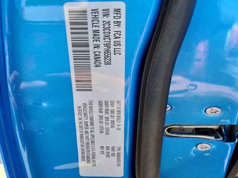 Продажа на аукционе авто 2023 Dodge Charger, vin: 2C3CDXCT9PH656238, номер лота: 53470136