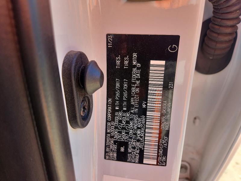 Aukcja sprzedaży 2024 Toyota 4runner, vin: JTELU5JR0R6224869, numer aukcji: 53580046