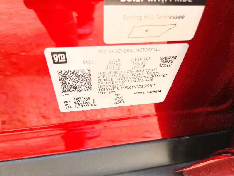 Продажа на аукционе авто 2023 Cadillac Xt6, vin: 1GYKPCRSXPZ213094, номер лота: 53057366