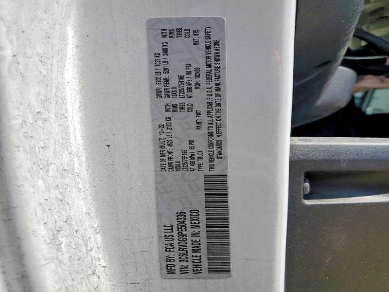 Aukcja sprzedaży 2023 Ram Promaster 2500, vin: 3C6LRVDG9PE504336, numer aukcji: 54648876