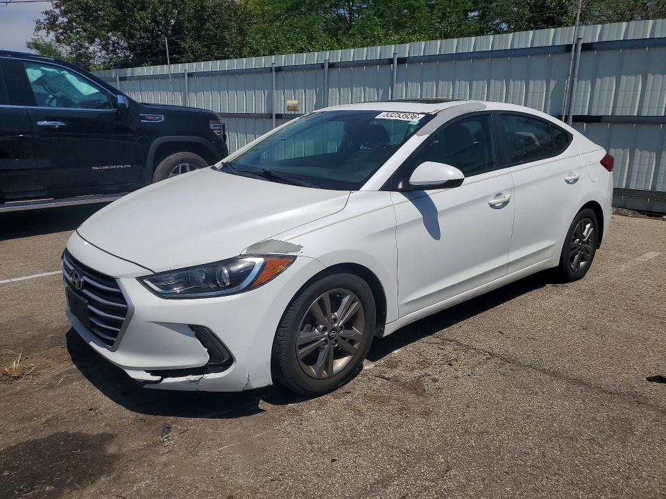 2017 Hyundai Elantra მანქანა იყიდება აუქციონზე, vin: 5NPD84LFXHH147717, აუქციონის ნომერი: 53253936