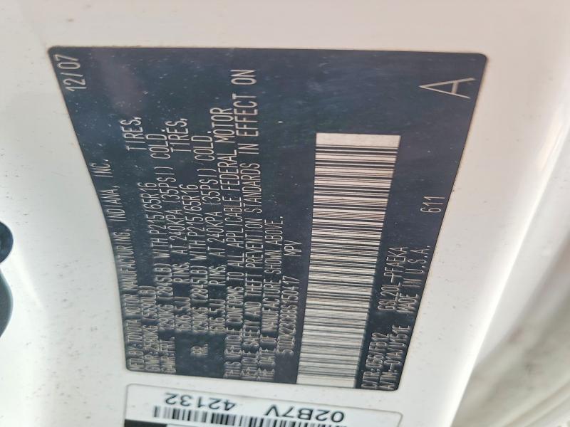 Aukcja sprzedaży 2008 Toyota Sienna, vin: 5TDZK23C88S150417, numer aukcji: 55518656