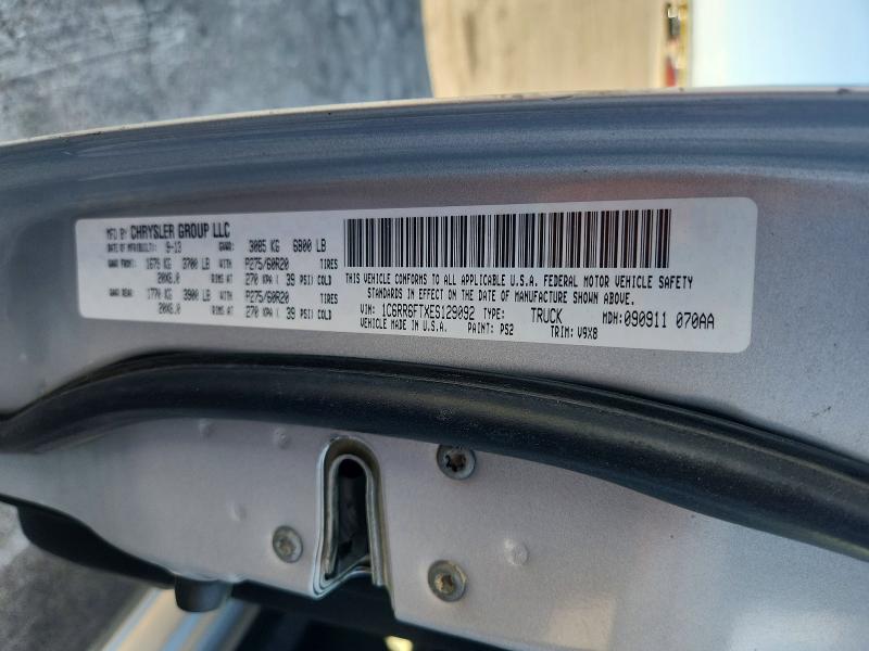 54874056 :رقم المزاد ، 1C6RR6FTXES129092 vin ، 2014 Ram 1500 مزاد بيع