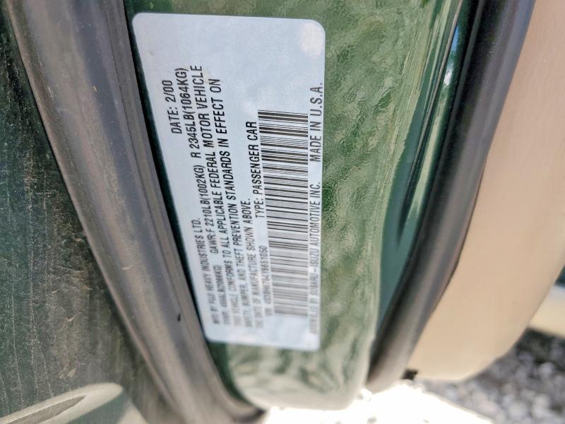 Auction sale of the 2000 Subaru Legacy, vin: 4S3BH6754Y6651050, lot number: 53298966