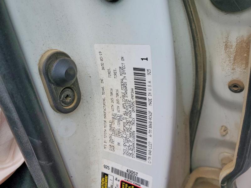 Продаж на аукціоні авто 2019 Toyota Tacoma, vin: 5TFCZ5AN9KX188554, номер лоту: 55369086
