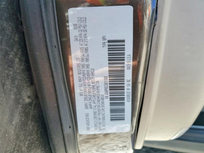 52730136 :رقم المزاد ، 4S4BP60C596310989 vin ، 2009 Subaru Outback مزاد بيع