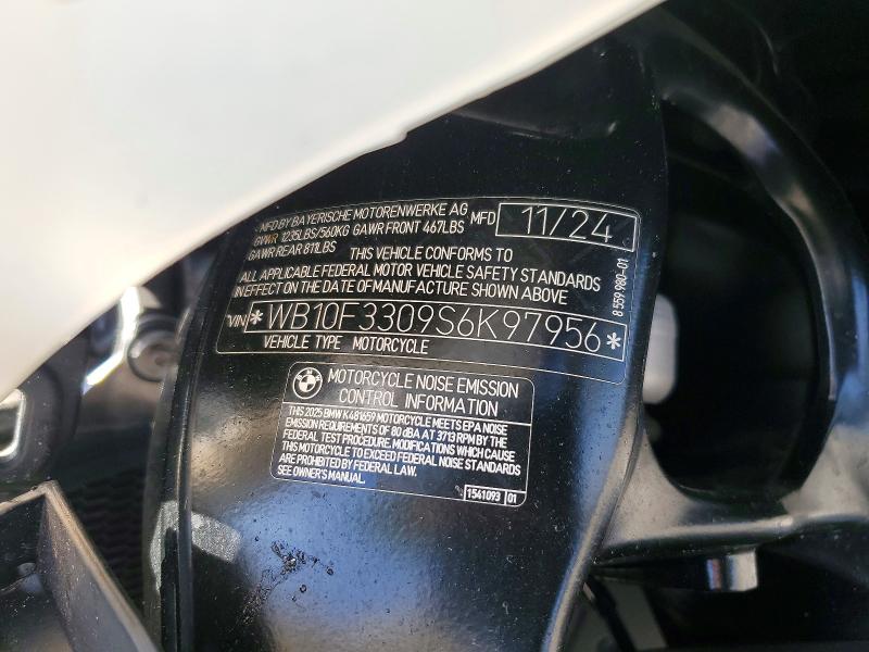 Продажа на аукционе авто 2025 Bmw K1600, vin: WB10F3309S6K97956, номер лота: 53646406
