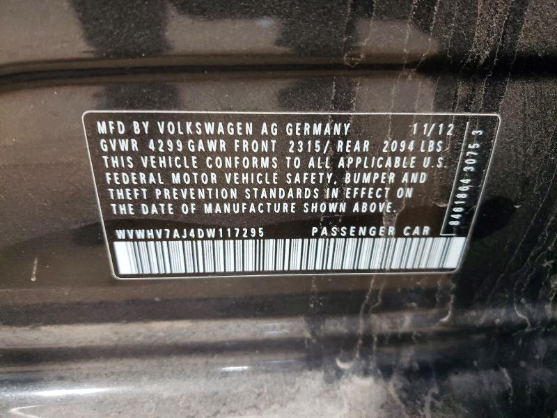 Продаж на аукціоні авто 2013 Volkswagen Gti, vin: WVWHV7AJ4DW117295, номер лоту: 51794096