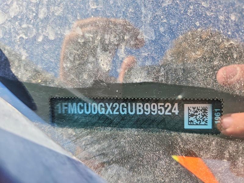 Продажа на аукционе авто 2016 Ford Escape, vin: 1FMCU0GX2GUB99524, номер лота: 54450916