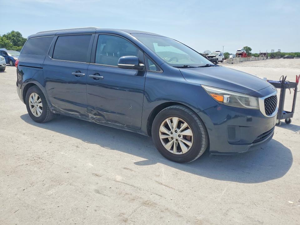 53943086 :رقم المزاد ، KNDMB5C11G6105666 vin ، 2016 Kia Sedona مزاد بيع