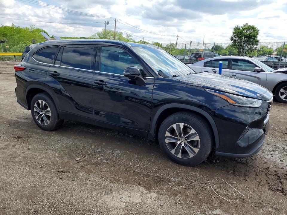 53578916 :رقم المزاد ، 5TDGZRAH6MS066326 vin ، 2021 Toyota Highlander مزاد بيع