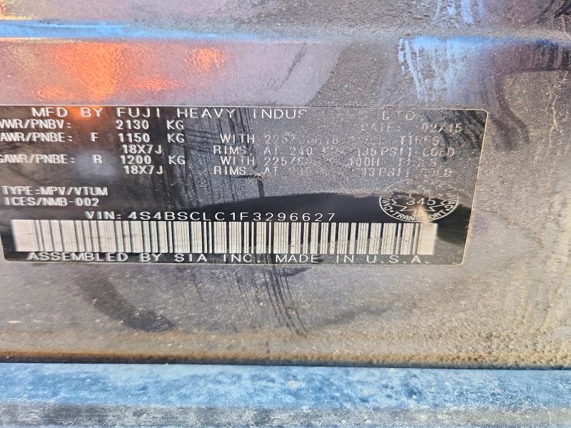 Продажа на аукционе авто 2015 Subaru Outback, vin: 4S4BSCLC1F3296627, номер лота: 53059676