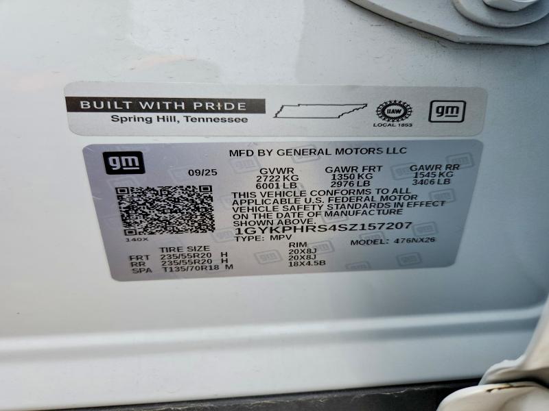 Aukcja sprzedaży 2025 Cadillac Xt6, vin: 1GYKPHRS4SZ157207, numer aukcji: 52292196