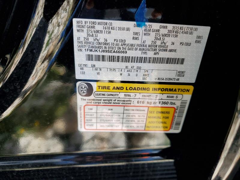 Продажа на аукционе авто 2025 Ford Expedition, vin: 1FMJK1J89SEA66069, номер лота: 52236406