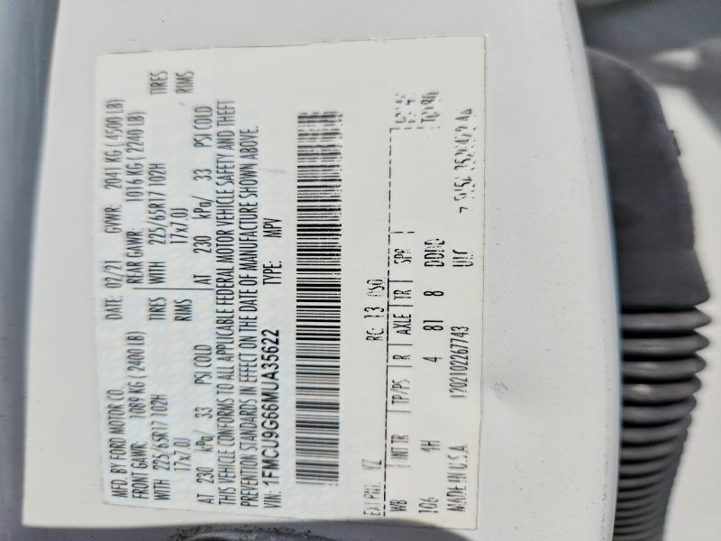 Продажа на аукционе авто 2021 Ford Escape, vin: 1FMCU9G66MUA35622, номер лота: 53218326