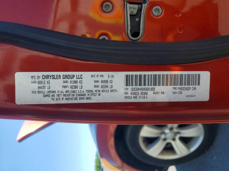 Продажа на аукционе авто 2010 Dodge Caliber, vin: 1B3CB4HA2AD601059, номер лота: 53437296