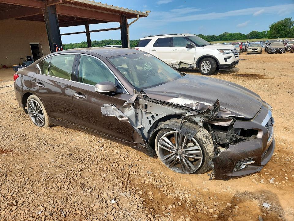54349266 :رقم المزاد ، JN1BV7AP6EM682481 vin ، 2014 Infiniti Q50 مزاد بيع