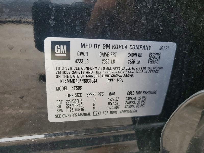 Продажа на аукционе авто 2022 Buick Encore Gx, vin: KL4MMDSL5NB031044, номер лота: 55392536