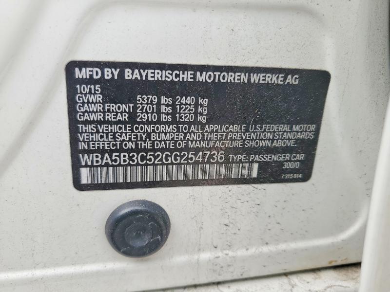 Продаж на аукціоні авто 2016 Bmw 535, vin: WBA5B3C52GG254736, номер лоту: 55205506