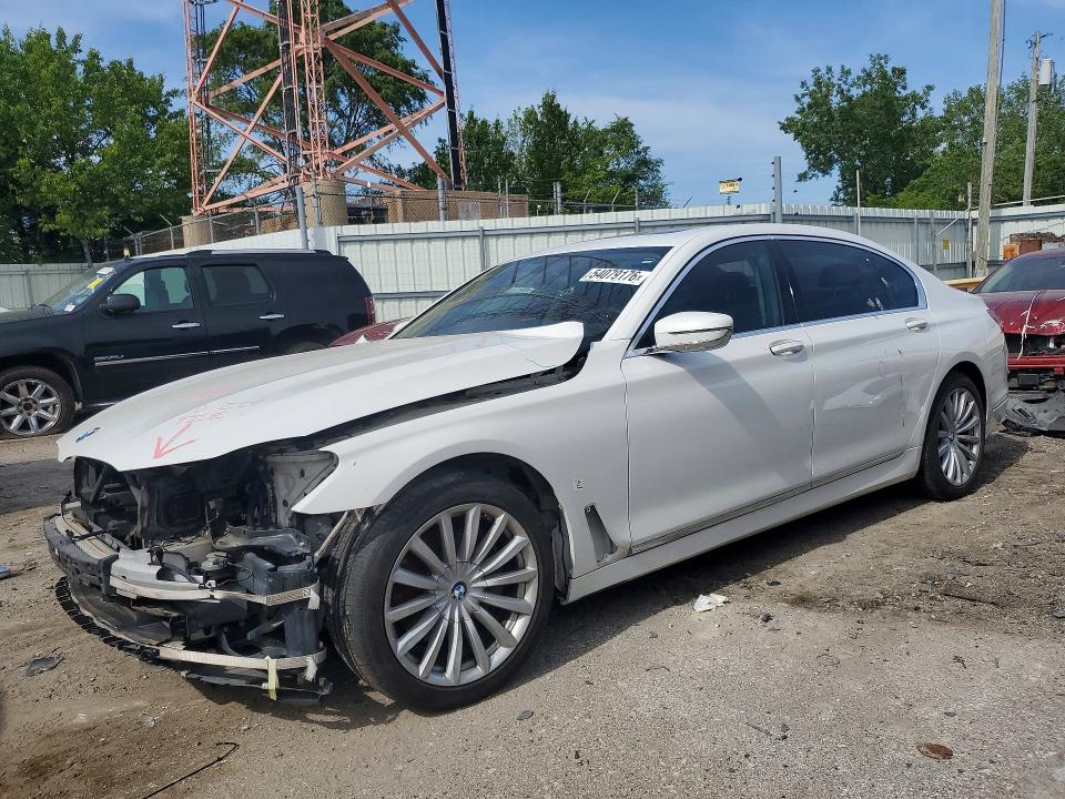 2016 Bmw 740 მანქანა იყიდება აუქციონზე, vin: WBA7E2C50GG503836, აუქციონის ნომერი: 54079176